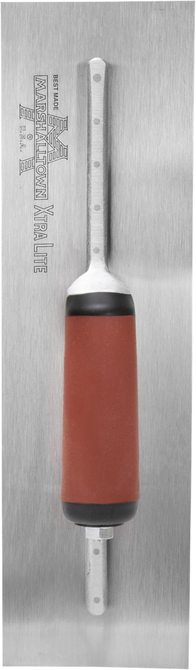 MARSHALLTOWN High Carbon Steel Finishing Trowel, 4.75 x 14 Inch Concrete, Masonry and Drywall Finishing Tool, Made in the USA, MXS64D