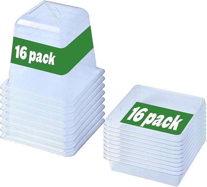 Epic Gardening Reusable Germination Domes & Trays - Easy Watering Seed Starting - Gardener Friendly Plant Trays for Seedlings | UV-Treated & BPA-Free (16)