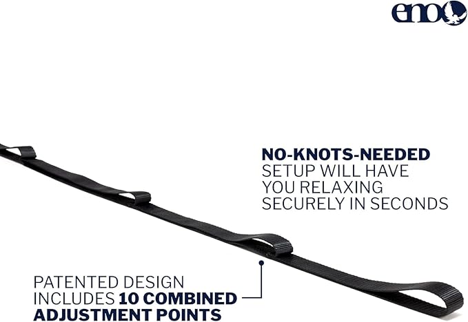 ENO TravelNest Hammock & Straps Combo - Portable Hiking and Camping Hammock with Straps Included - Travel Hammock for Camping, Hiking, Backpacking, a Festival, or The Beach + Straps Combo - Plum