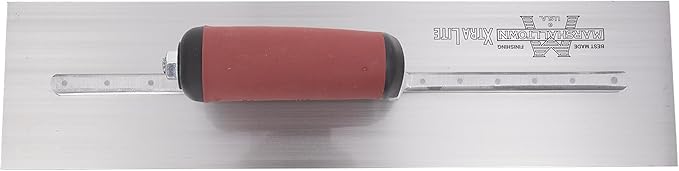 MARSHALLTOWN High Carbon Steel Finishing Trowel, 5 x 16 Inch Concrete, Masonry and Drywall Finishing Tool, Made in the USA, MXS165D