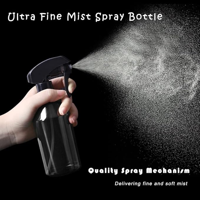 AORAKI Plant Mister Water Spray Bottle - Fine Mist Spray Bottle for Flowers, Plants, Gardening, Cleaning Solutions - 10oz, Plastic