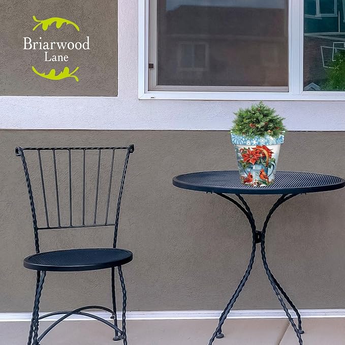 Briarwood Lane Winter Watering Can Small Planter