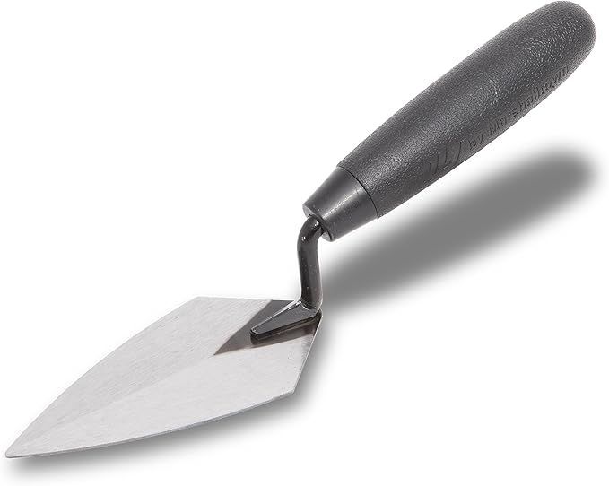 MARSHALLTOWN QLT Pointing Trowel, 5 x 2 1/2 Cement and Mortar Finishing tool, Plastic, PTP525