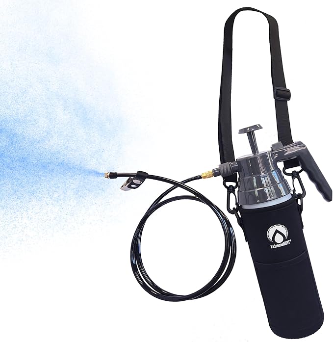 BeCOOL Personal Mister - High Performance Water Mister Spray Bottle Portable Water Misters for Cooling Outdoor with Neoprene Case/Strap