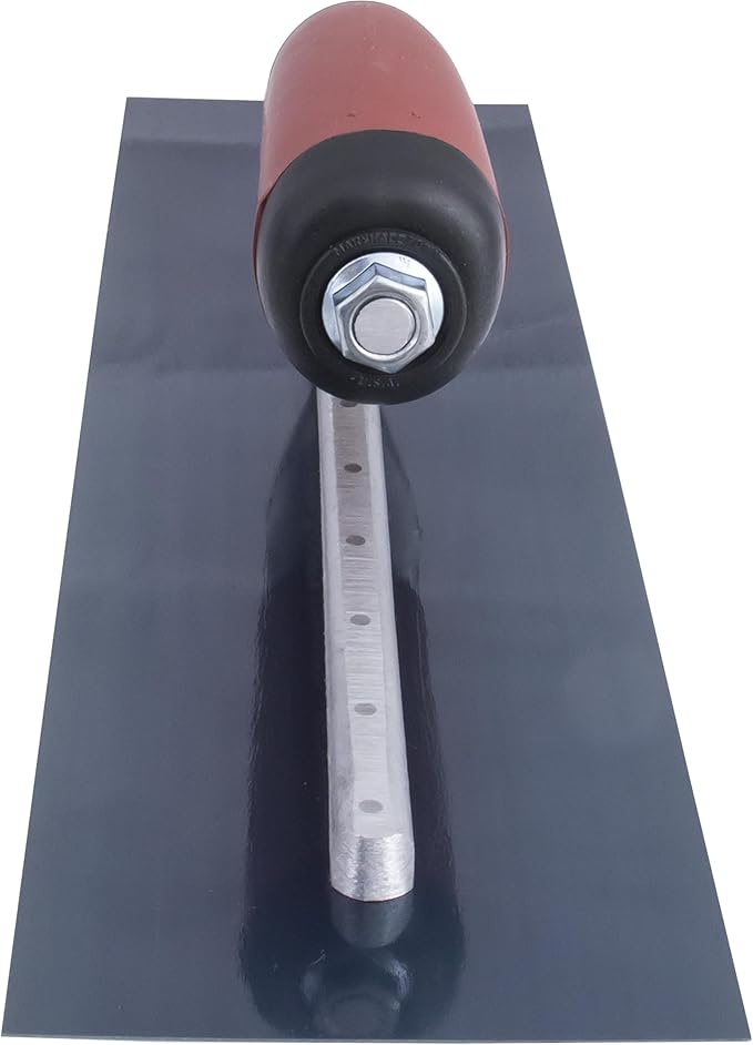 MARSHALLTOWN Blue Steel Finishing Trowel, 4 x 16 Inch Concrete, Masonry and Drywall Finishing Tool, Made in the USA, MXS145BD
