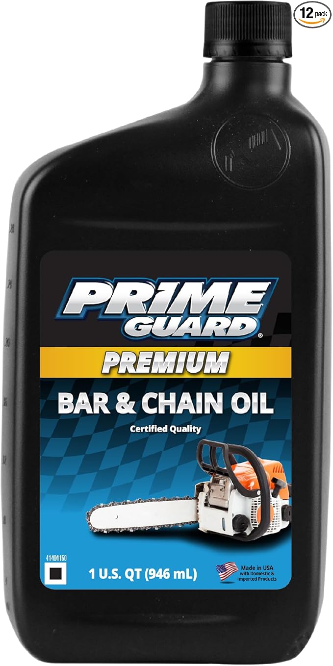 Prime Guard Bar & Chain Oil - 1 Quart (Pack of 12)