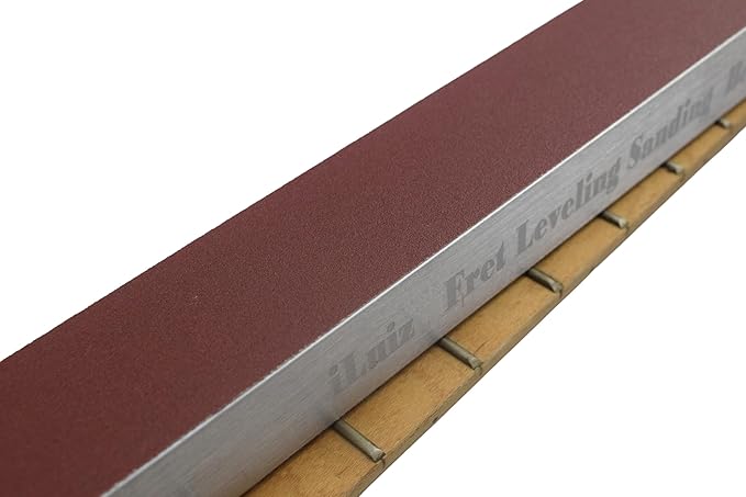 Guitar Fret Leveling Sanding Beam Bass Guitar Leveler Leveling File Tool Luthier Tool With 220 320 500 Grit And 400 MM