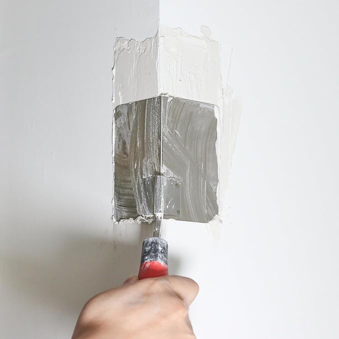 Drywall Corner Trowel 2 PC,SUMED 4'' Inside & Outside Stainless Steel Corner Finishing Tools for Drywall, Perfect for Smoothing and Shaping Corners, Ideal for DIY and Professional Use