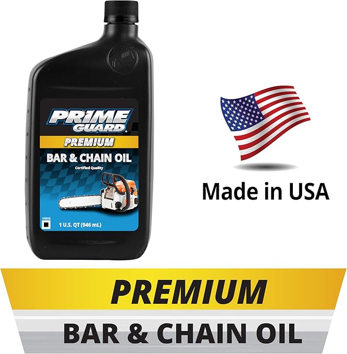 Prime Guard Bar & Chain Oil - 1 Quart (Pack of 12)