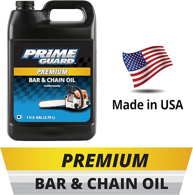 Prime Guard Bar & Chain Oil - 1 Gallon (Pack of 4)
