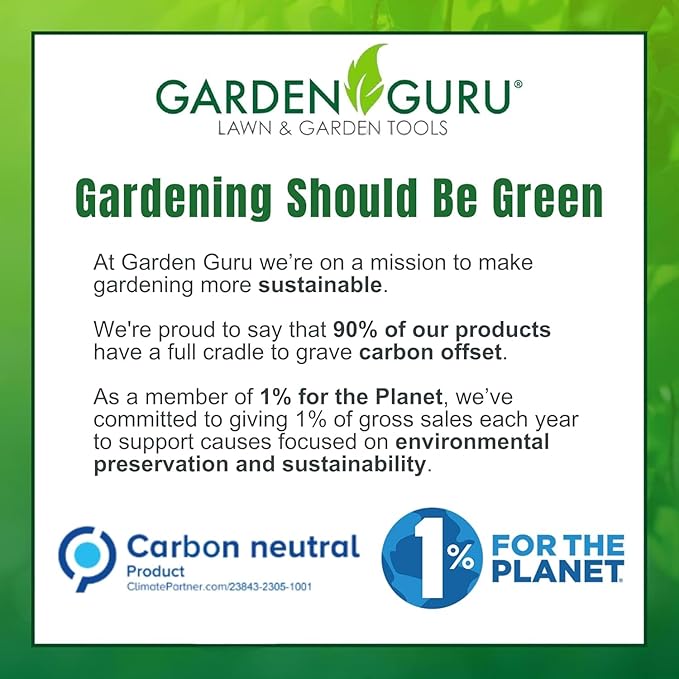 Garden Guru Hand Rake Cultivator Claw Soil Tiller - Military Grade Steel - Rust Resistant - 5 Tine Japanese Ninja Claw - Comfortable Wood Handle - Perfect Pulverized and Aerated Soil