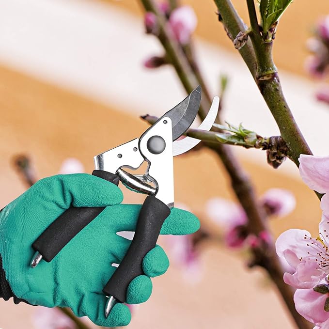 Garden Tool Tote Solid Bag with 11 Piece Hand Tools,Best Gardening Gift Set Organizer with Vegetable Garden Tool Kit,Free Kneeler Pad,Digging Claw Gloves and All Necessary Gardening Accessories