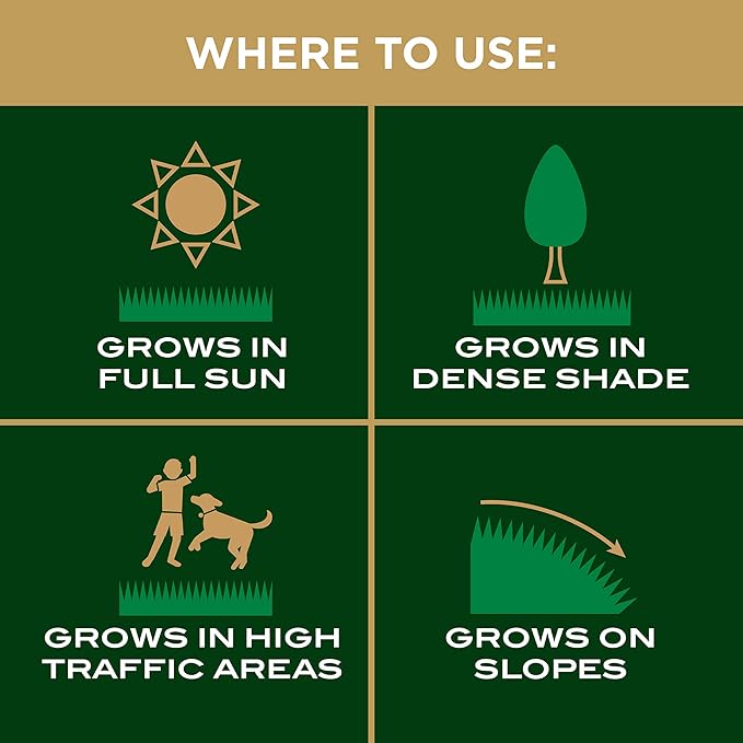 Scotts EZ Seed Patch & Repair for Sun and Shade Combination Mulch, Sun and Shade Grass Seed and Fertilizer for Bare Spots and Repair, Grows Anywhere, 10 lbs.