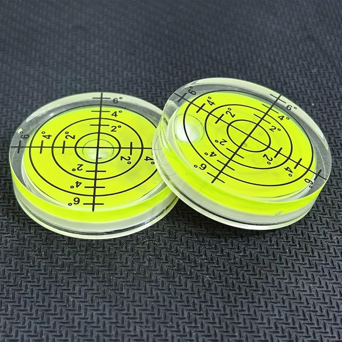 3Pcs Small Circular Bubble Levels 32x7mm Round Spirit Level Measuring Layout Tools Levels