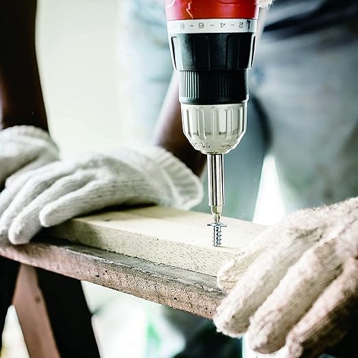 #8 Screws Assortment Set 210Pcs Alloy Steel Standard Thread Truss Head Fast Self Tapping Wood Screw by SG TZH