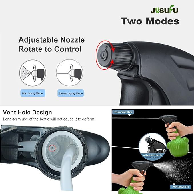 Plant Mister Spray Bottle，Spray Bottle for Indoor and Gardens, Continuous Water Mist Sprayer for Plants, Flowers, Cleaning (green 500ml/17oz)