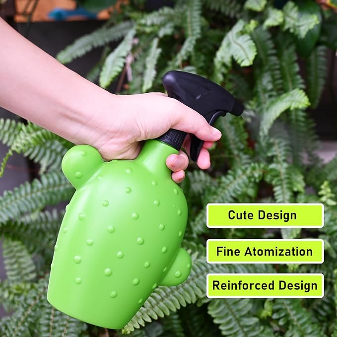 Plant Mister Spray Bottle，Spray Bottle for Indoor and Gardens, Continuous Water Mist Sprayer for Plants, Flowers, Cleaning (green 750ml/25oz)