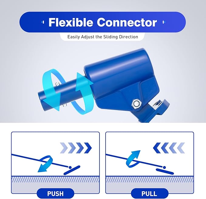 Concrete Bull Float Kit, Bull Float Magnesium Concrete Float Concrete Finishing Trowel Bull Float Concrete Kits, Cement Surface Finish Tool with 3 Detachable Handles