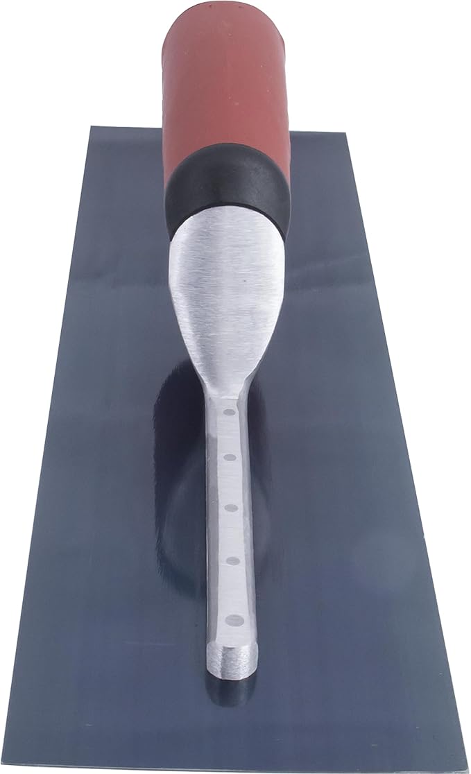 MARSHALLTOWN Blue Steel Finishing Trowel, 4 x 16 Inch Concrete, Masonry and Drywall Finishing Tool, Made in the USA, MXS145BD