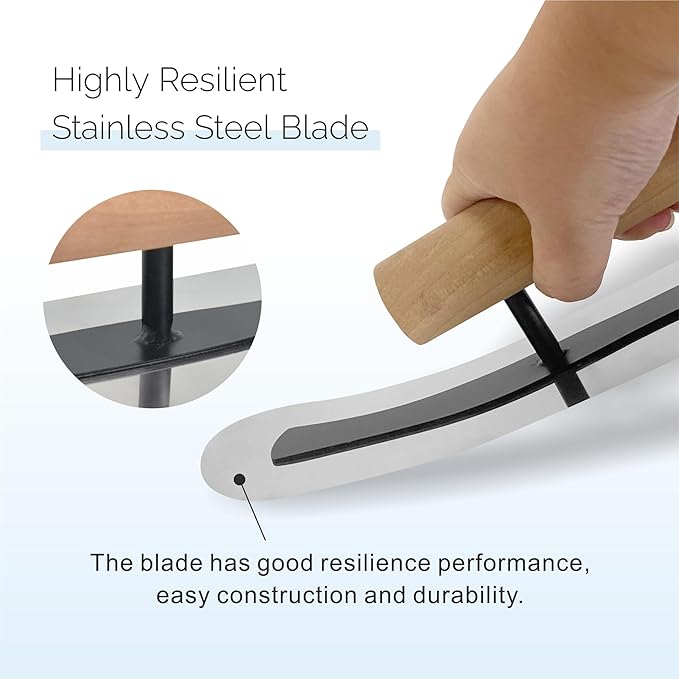 Stainless Steel Finishing Trowel Venetian Plaster Trowel Set 3 PC Art Paint Plastering Hand Tools(BXGPDTZ-2)