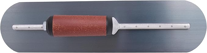 MARSHALLTOWN Fully Rounded Concrete Finishing Trowel, Blue Steel Blade, DuraCork Handle, 18 x 3, Made in The USA, MXS75BFRDC