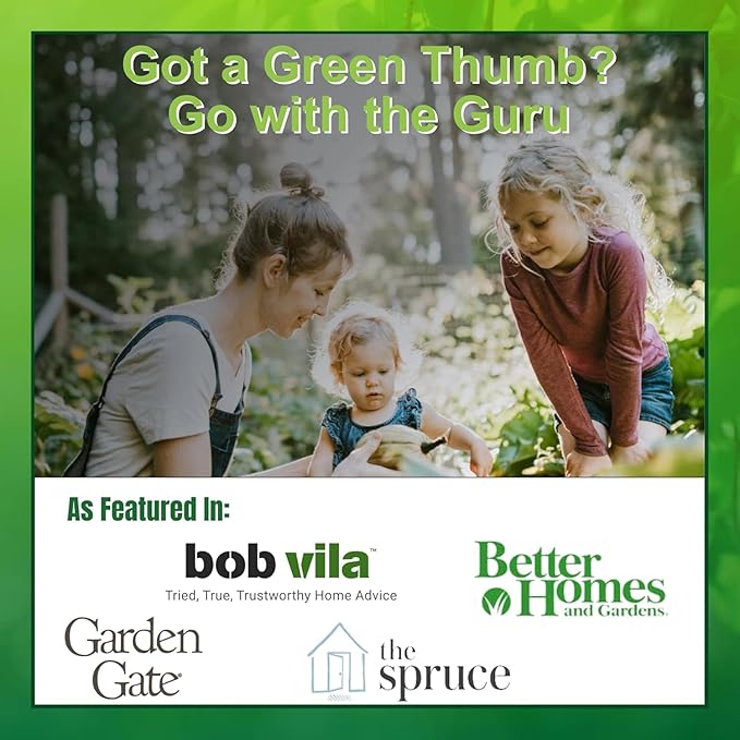 Garden Guru Hand Rake Cultivator Claw Soil Tiller - Military Grade Steel - Rust Resistant - 5 Tine Japanese Ninja Claw - Comfortable Wood Handle - Perfect Pulverized and Aerated Soil (4 Pack)