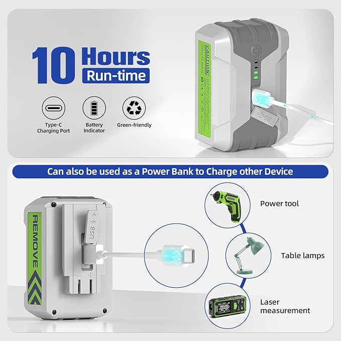 Laser Level 360 Self Leveling, Huepar Pro 3x360°High Accuracy Green Cross Line Laser for Construction and Picture Hanging, 12 Lines Level Laser Tool with 8000mAh Rechargeable Battery & Remote Control