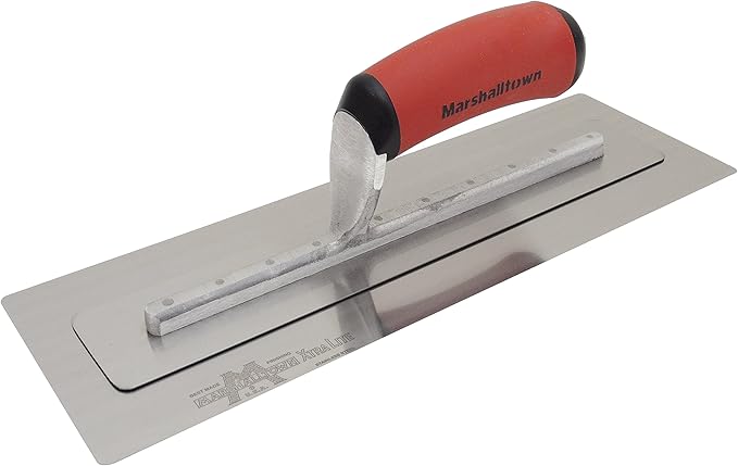 Marshalltown PermaFlex Finishing Trowels, DuraSoft Handle, 305mm Length, 110mm Width, Made in The USA, PF12D