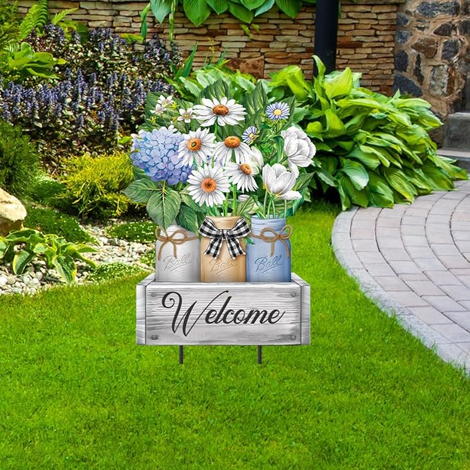 Briarwood Lane Crated Mason Jars Metal Art