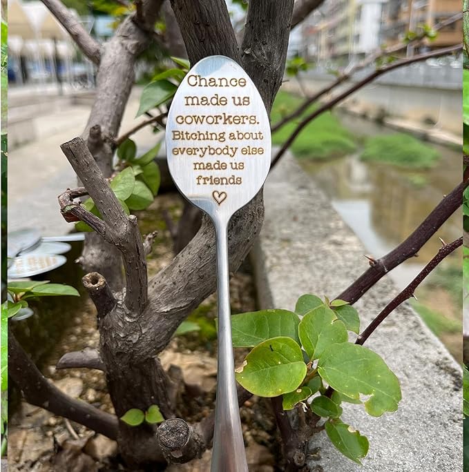 Garden Plant Marker Friendship Gift for Women Gardeners, Plant Stake Label Sign Tag Gardening Gifts for Woman Plant Lovers, Metal Garden Decoration (Made Us Friends)