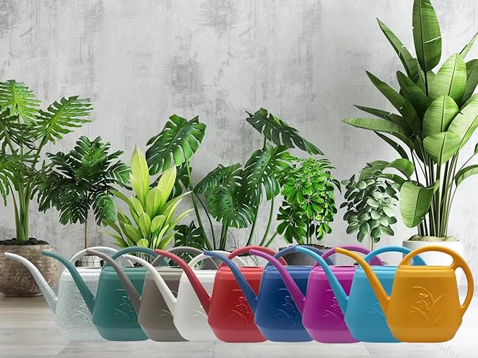 Plant Watering Can - 1/2 Gallon - White Color