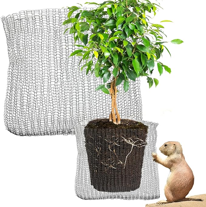 GiftExpress 15 Gallon Gopher and Vole Wire Speed Baskets, Plant Root Protector Gopher Baskets for Pests Repellent, Anti Gopher Baskets (2)
