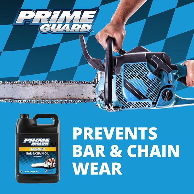 Prime Guard Bar & Chain Oil - 1 Gallon (Pack of 4)