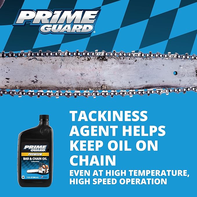 Prime Guard Bar & Chain Oil - 1 Quart (Pack of 12)