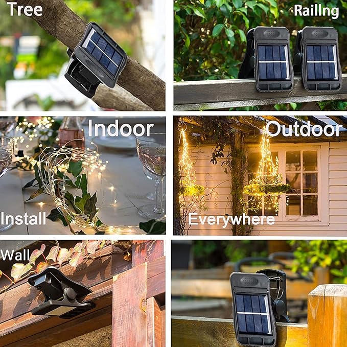 Solar Garden Lights Outdoor, Solar Watering Can Lights Garden Decor Gifts for Grandma Mom, Waterproof Hanging Lantern with String Lights Yard Decoration (Cool White-No Can)