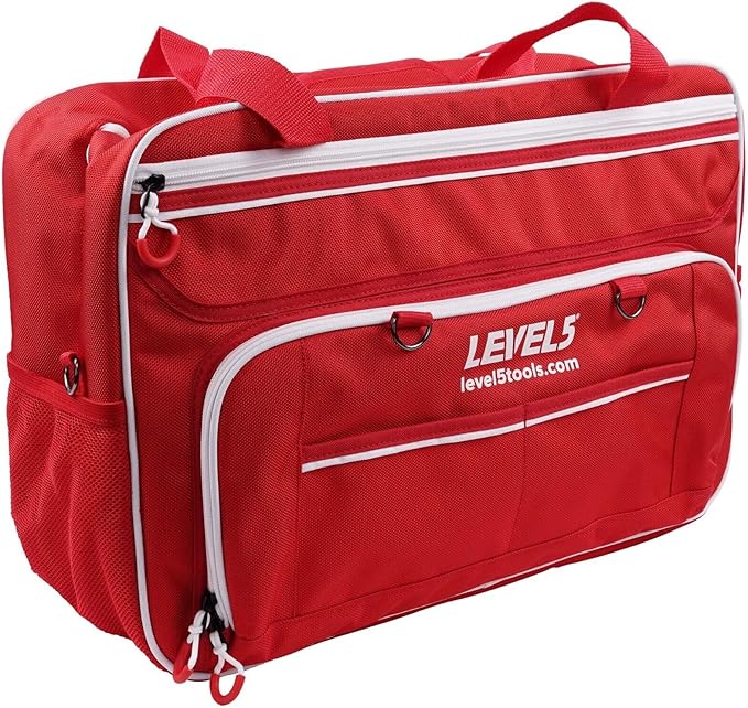 LEVEL5 CONTRACTOR'S Hand Tool Set - Welded Joint, Taping, & Specialty Knives, Mud Pan, Mixer, Jab Saw + Free Bag | 5-683