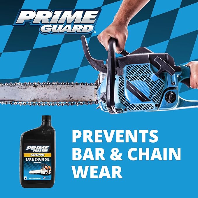 Prime Guard Bar & Chain Oil - 1 Quart (Pack of 12)
