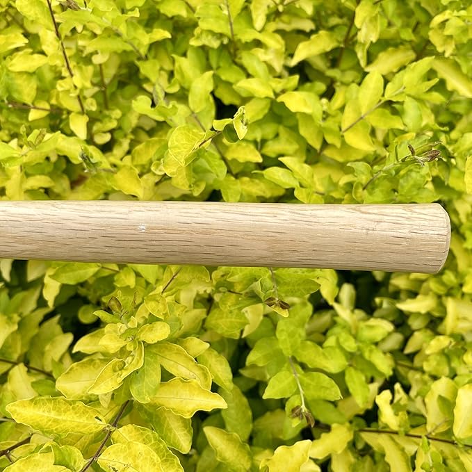 14 inch Japanese Hand Tiller/Rake for Garden, 3-tines Cultivator, Without Welding, Oak Handle, for Digging, Soil Preparation, Chopping Through Roots and Hard Soil and Other Gardening tasks