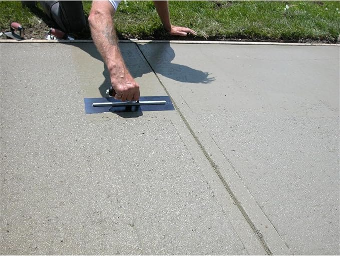 MARSHALLTOWN High Carbon Steel Finishing Trowel, 4 x 24 Inch Concrete, Masonry and Drywall Finishing Tool, Made in the USA, MXS24D