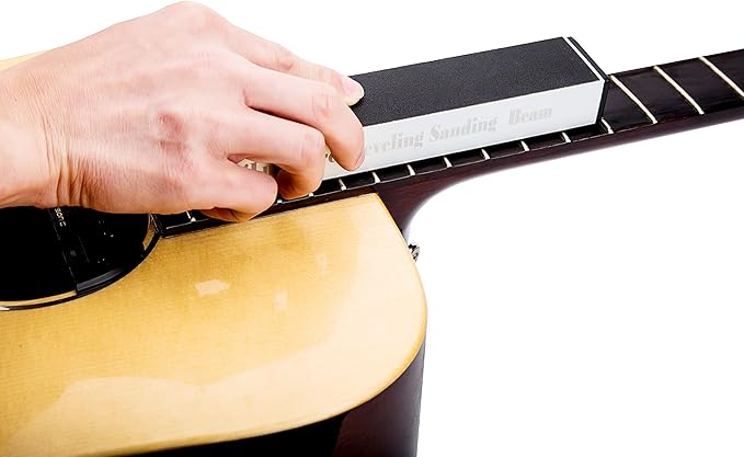 Guitar Fret Leveling Sanding Beam Bass Guitar Leveler Leveling File Tool Luthier Tool with 220 320 500 Grit