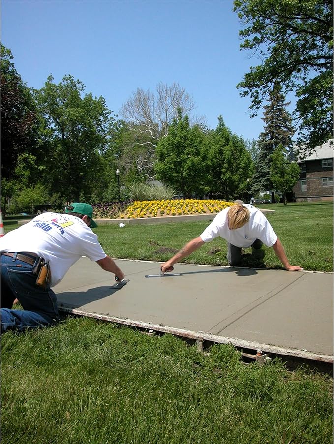 MARSHALLTOWN High Carbon Steel Finishing Trowel, 3.5 x 18 Inch Concrete, Masonry and Drywall Finishing Tool, Made in the USA, MXS67D