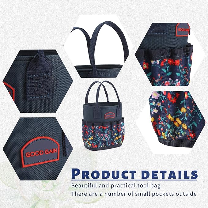 13 Pieces Succulent Tools Kit with Organizer Bag,Gardening Tool Set with Tote,Mini Succulent Garden Tool Kit Succulent Bonsai Planter Set Indoor Gardening,Miniature Indoor Fairy Planting Care